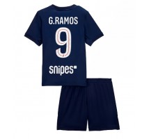 Paris Saint-Germain Goncalo Ramos #9 Koszulka Podstawowa dzieci 2025-26 Krótki Rękaw (+ krótkie spodenki)